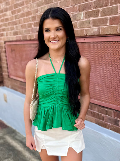 Halter Top- Green