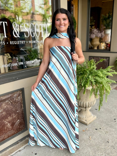 Oak & Azure Maxi Dress