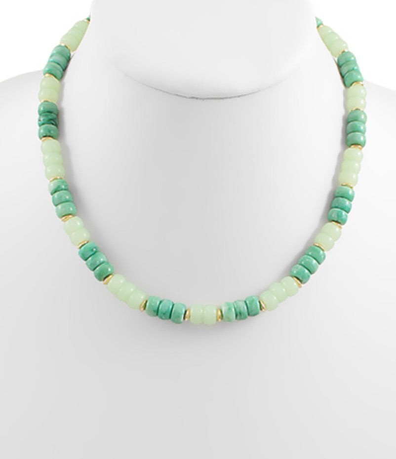 Multi Color Beaded Necklace- 5 Colors