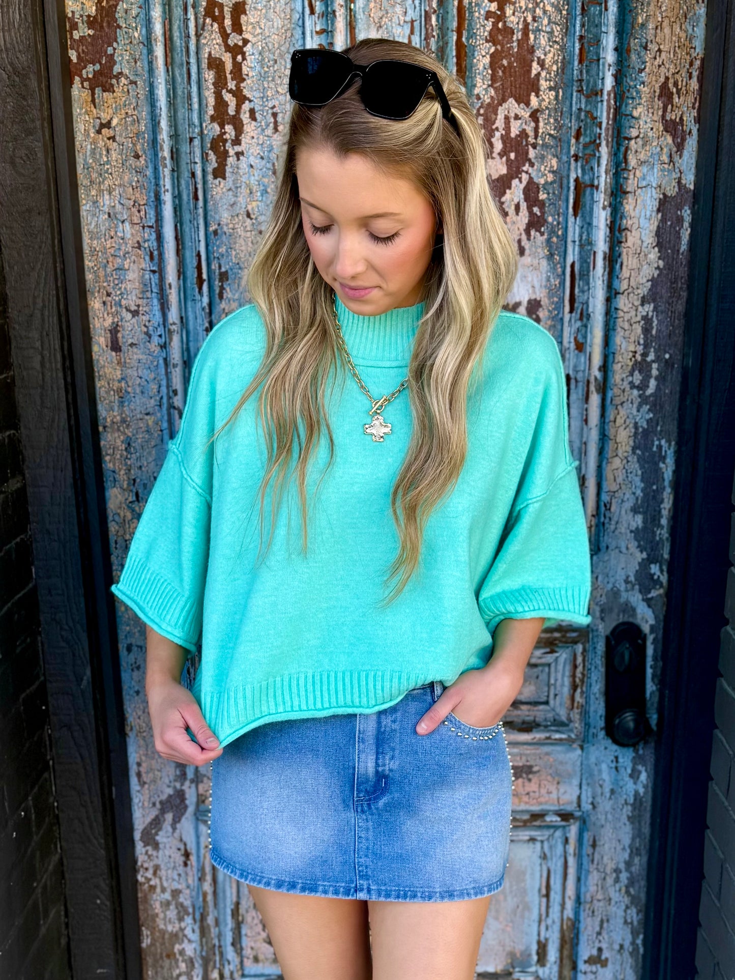Sky Top- Mint