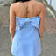 Bow Romper- Blue