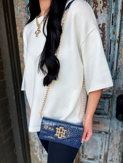 Carlington Crossbody- Navy