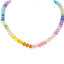 Rondelle Stone Necklace- 5 Colors