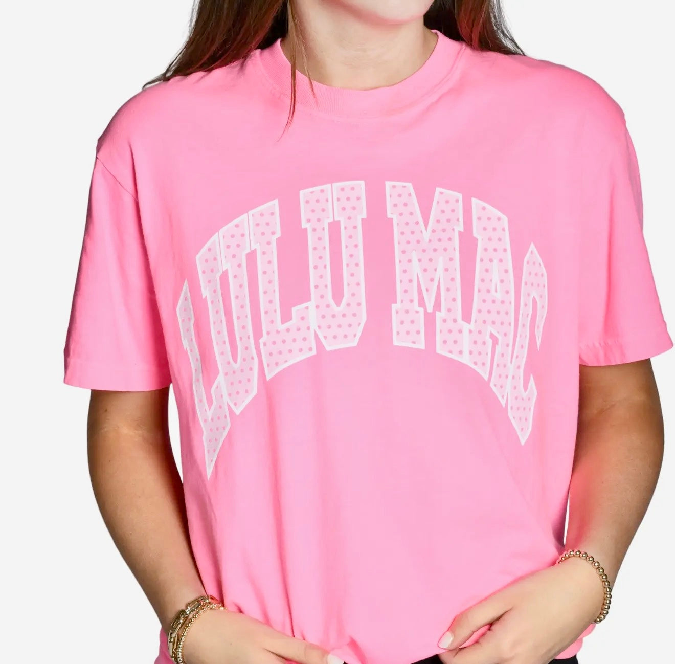 Lulu Mac Tee- Pink