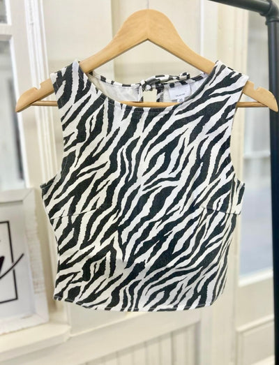 Zebra Print Top