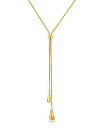Teardrop Slider Y Necklace