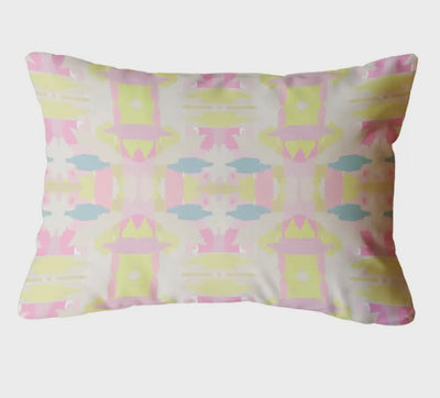 Mia Indoor/Outdoor Pillow- Citrus Pink