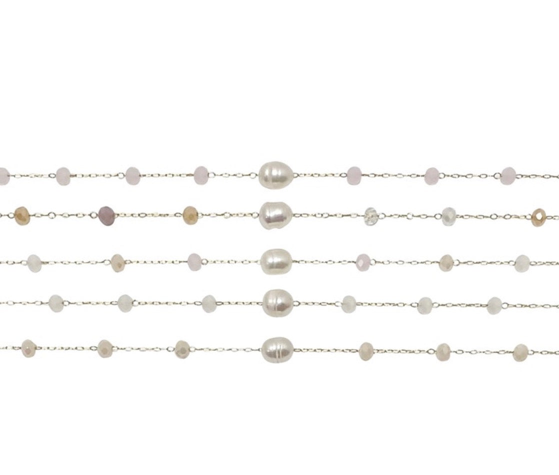 Bead + Pearl Necklace