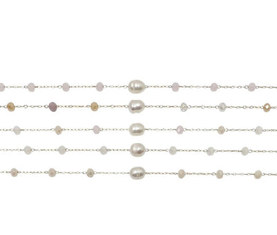Bead + Pearl Necklace