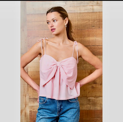 Bow Tank- Pink