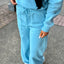 Tyler Drawstring Sweatpants- Blue