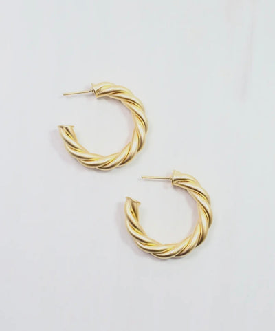 Twisted Hoop Earring