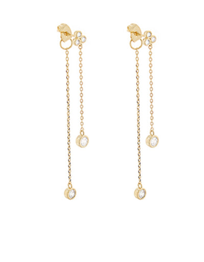 Cluster Drop Earrings