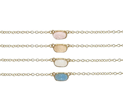 Inspired Oval Druze Bracelet