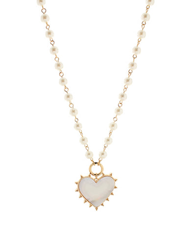 Pearl Heart Pendant Necklace