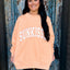 Sunkissed Mock Neck- Papaya