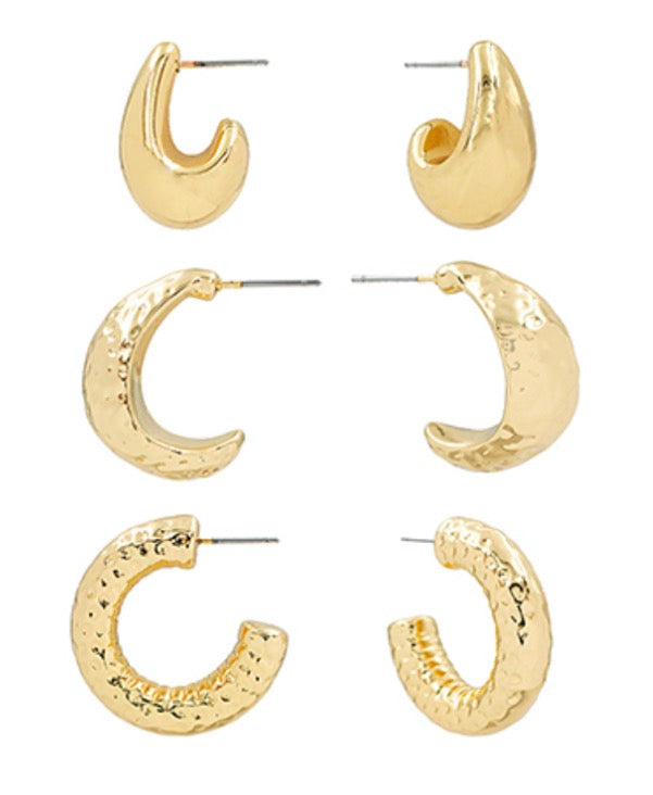 Teardrop & Hoop Set- A