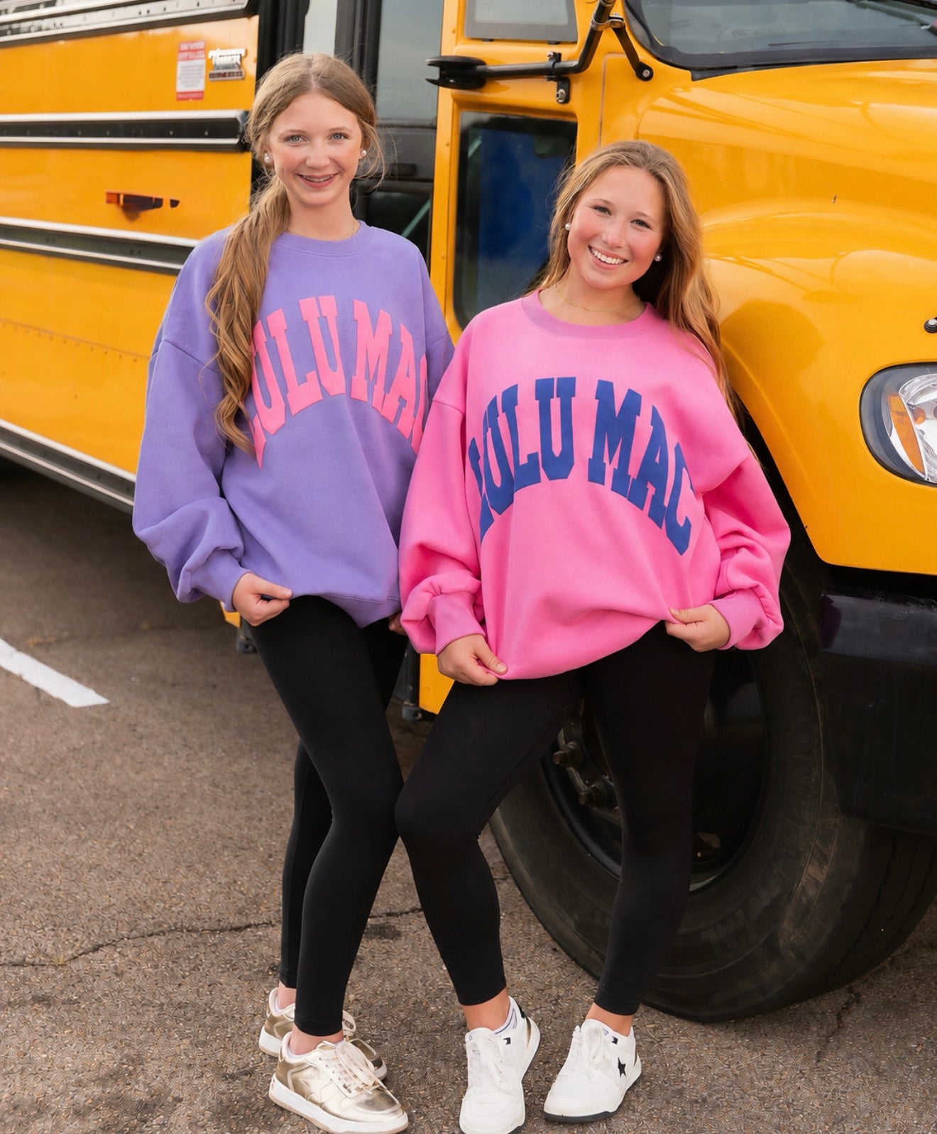 Lulu Mac Sweatshirt- Purple/Pink