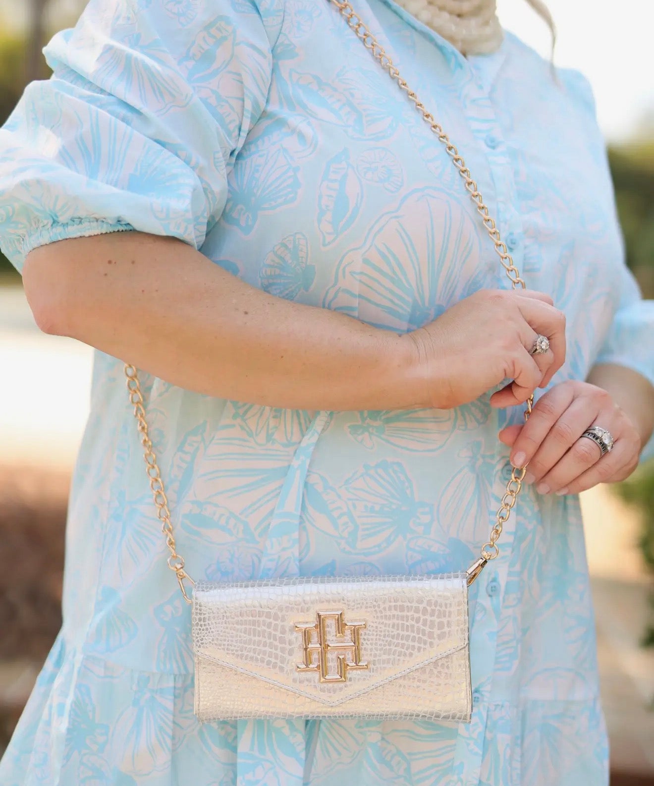 Carlington Crossbody- Silver