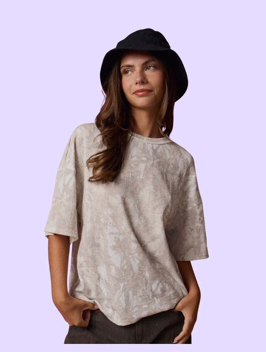 Ribbed Camo Tee