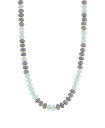 Rondelle & Bead Necklace- Multi