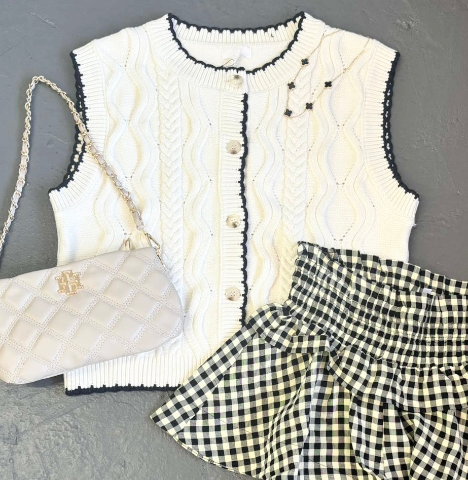 Ivory Edge Top