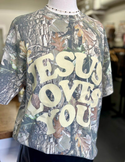 Jesus Loves You Camo Tee