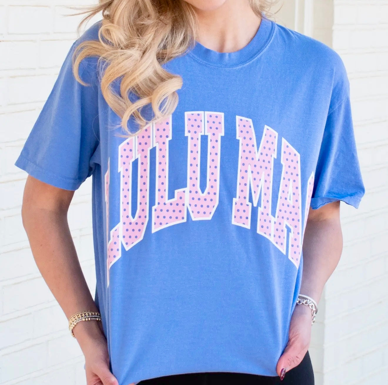 Lulu Mac Tee- Flo Blue