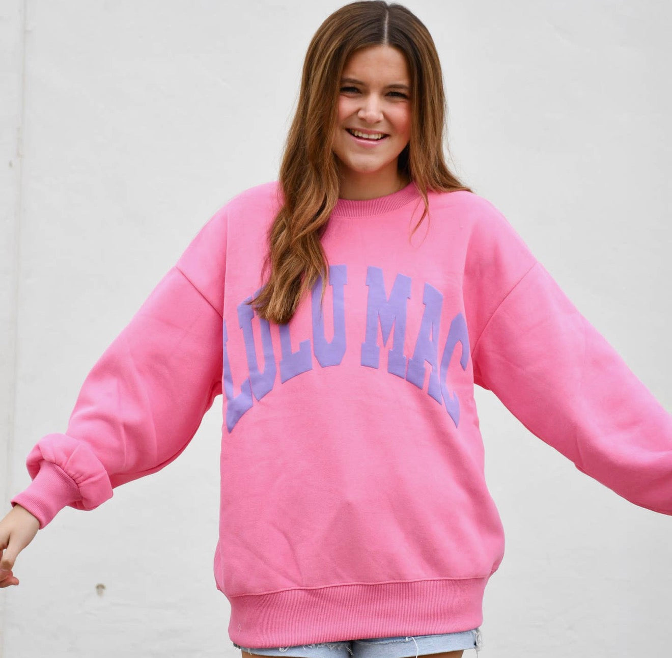 Lulu Mac Sweatshirt- Pink/Purple