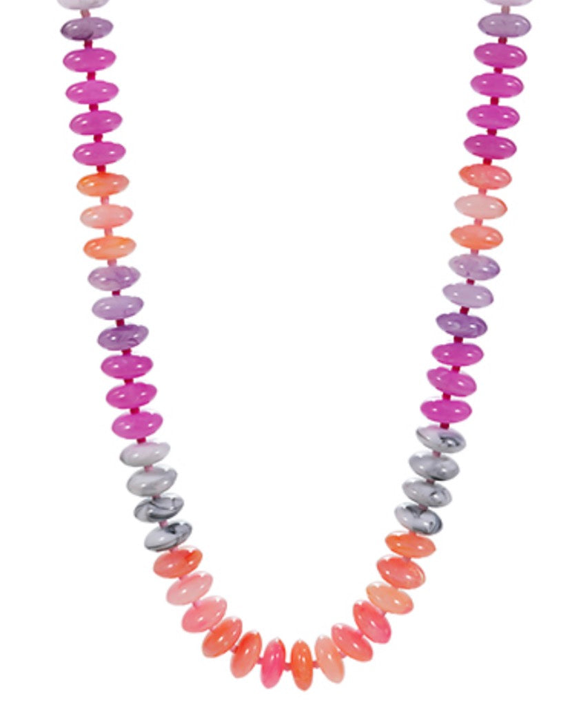 Ombré Rondelle Beaded Necklace