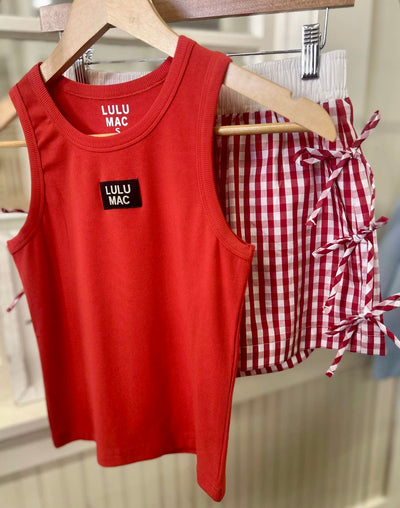 Lulu Mac DD Tank- Red