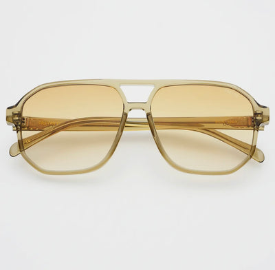 Billie Aviator Sunglasses- Olive