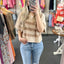 Mandi Sweater Top- Beige