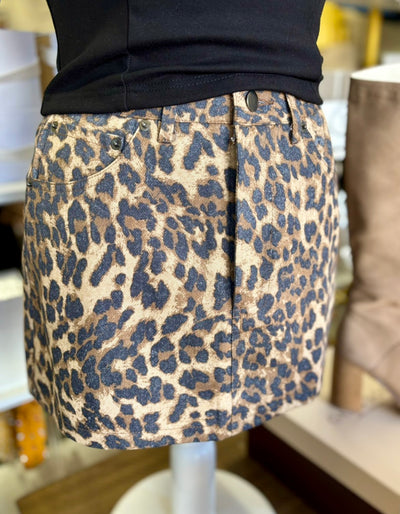Leopard Luxe Skirt