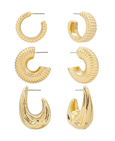 Teardrop & Hoop Set- B