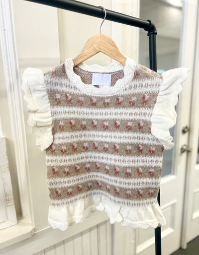 Daisy Darling Top- Ivory