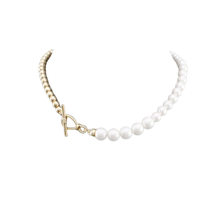 Pearl + Good Toggle Necklace