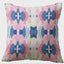 Mia Indoor/Outdoor Pillow- Navy/Pink
