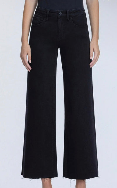 Mila Wide Leg Jeans- Black