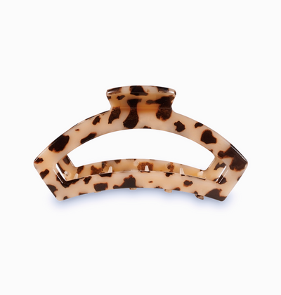 Teletie Open Clip- Medium Blonde Tortoise