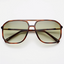 Billie Aviator Sunglasses- Tortoise/Green