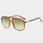Billie Aviator Sunglasses- Tortoise/Green